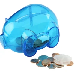 Action Piggy Bank - Translucent