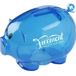 Action Piggy Bank - Translucent