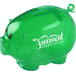 Action Piggy Bank - Translucent - 24 hr