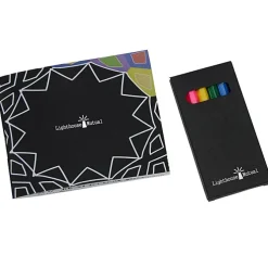 Adult Coloring Book To-Go Set - Matte Black - 24 hr
