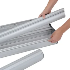 Advance Quick Change Two Sided Retractable Banner Display with Table