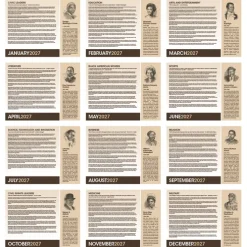 African-American Heritage Dr. Martin Luther King, Jr. Calendar