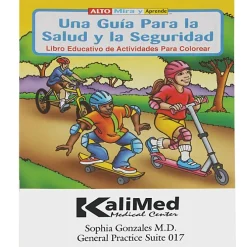 A Guide To Health & Safety Coloring Book - Spanish