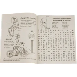A Guide To Health & Safety Coloring Book - Spanish