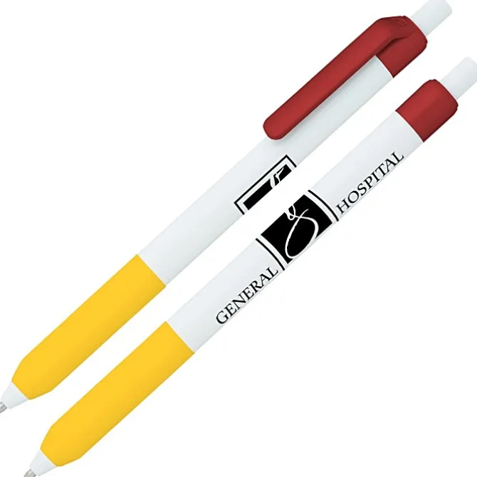 Alamo Pen - White - Metallic