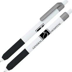 Alamo Pen - White - Metallic