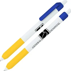 Alamo Pen - White - Metallic