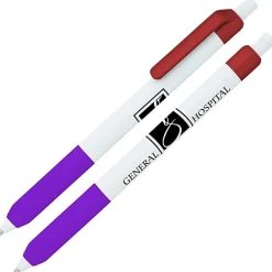 Alamo Pen - White - Metallic
