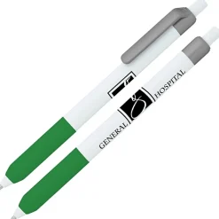 Alamo Pen - White - Metallic
