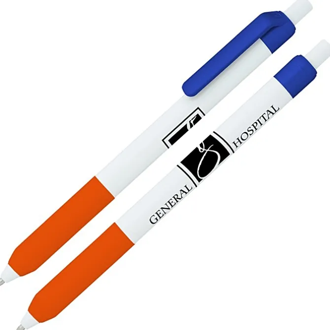 Alamo Pen - White - Metallic