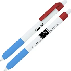 Alamo Pen - White - Metallic