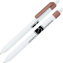 Alamo Pen - White - Metallic