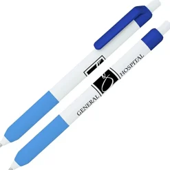 Alamo Pen - White - Metallic