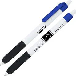 Alamo Pen - White - Metallic