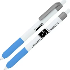 Alamo Pen - White - Metallic