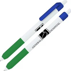 Alamo Pen - White - Metallic