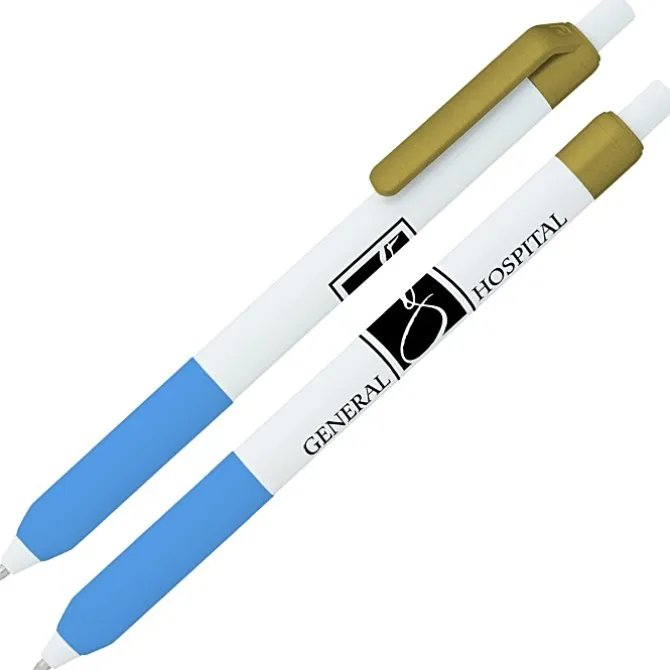 Alamo Pen - White - Metallic
