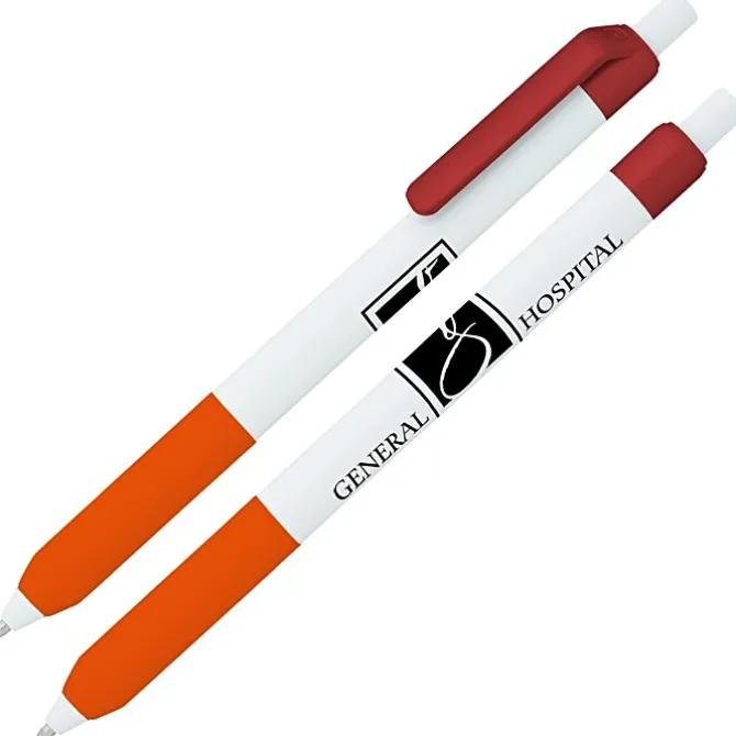 Alamo Pen - White - Metallic