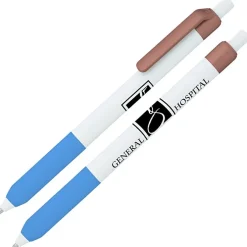Alamo Pen - White - Metallic