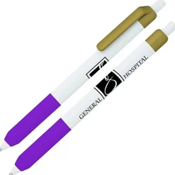 Alamo Pen - White - Metallic