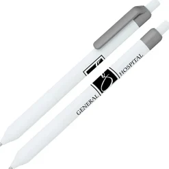 Alamo Pen - White - Metallic