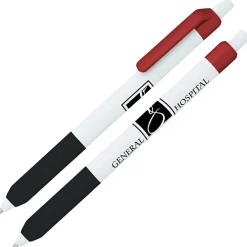 Alamo Pen - White - Metallic