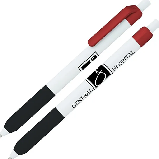 Alamo Pen - White - Metallic