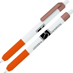 Alamo Pen - White - Metallic