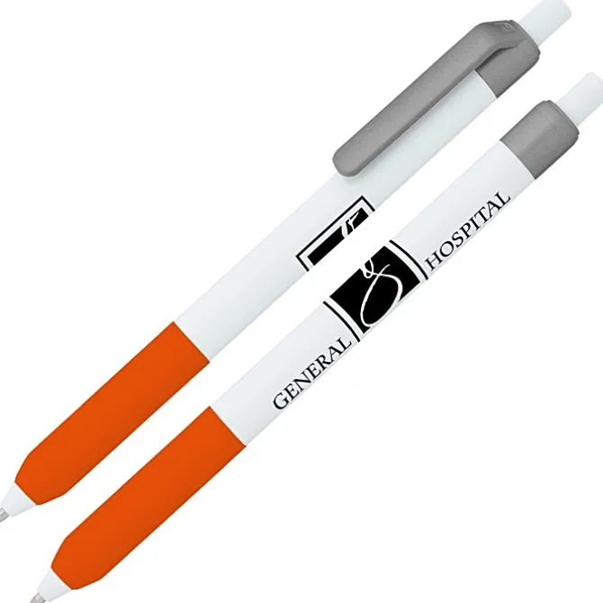 Alamo Pen - White - Metallic
