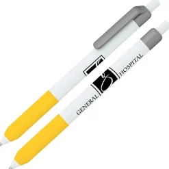 Alamo Pen - White - Metallic - 24 hr