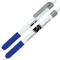 Alamo Pen - White - Metallic - 24 hr