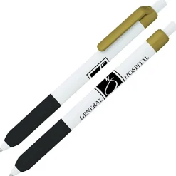 Alamo Pen - White - Metallic - 24 hr