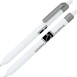 Alamo Pen - White - Metallic - 24 hr