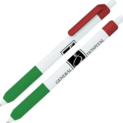 Alamo Pen - White - Metallic - 24 hr