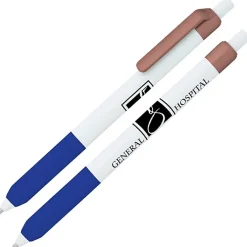 Alamo Pen - White - Metallic - 24 hr