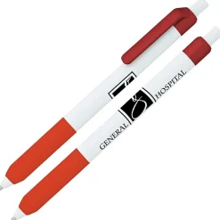 Alamo Pen - White - Metallic - 24 hr