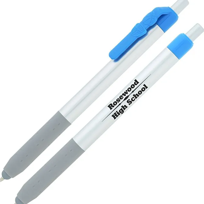 Alamo Stylus Pen - Silver - Basketball