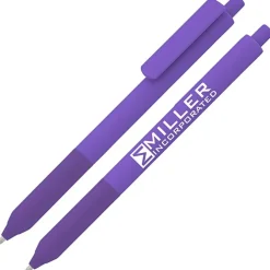 Alamo XL Clip Soft Touch Gel Pen - Neon