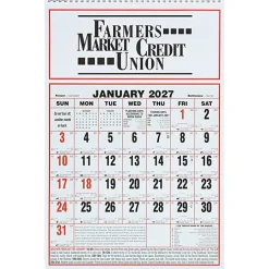 Almanac Wall Calendar - 17 inches x 11 inches