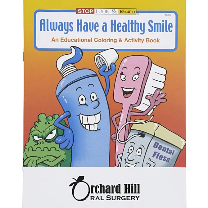 Always Have a Healthy Smile Coloring Book - 24 hr