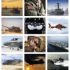 American Armed Forces Wall Calendar - Stapled