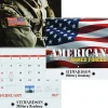 American Armed Forces Wall Calendar - Spiral