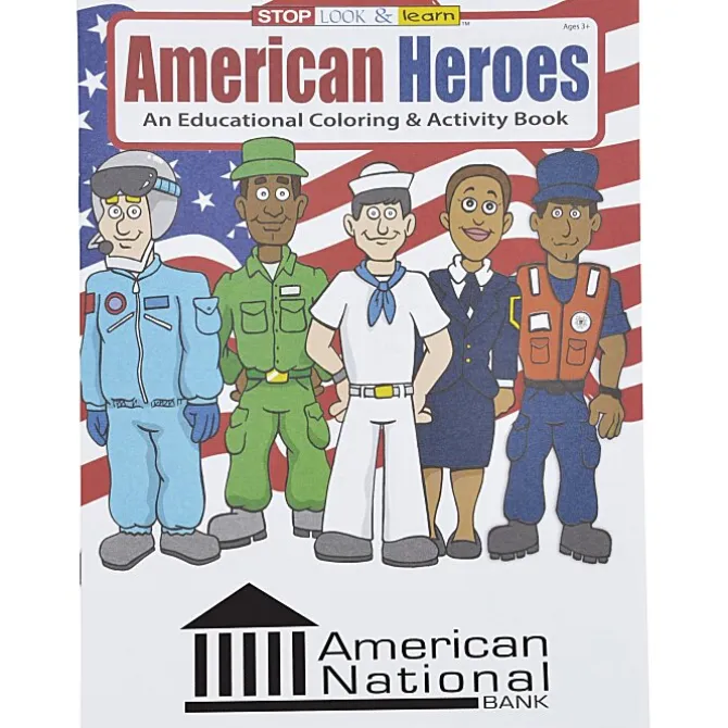 American Heroes Coloring Book