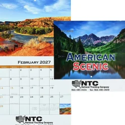 American Scenic Appointment Calendar - Stapled