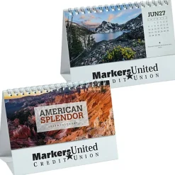 American Splendor Tent-Style Desk Calendar