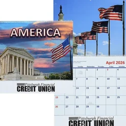 America Visions Calendar - Spiral