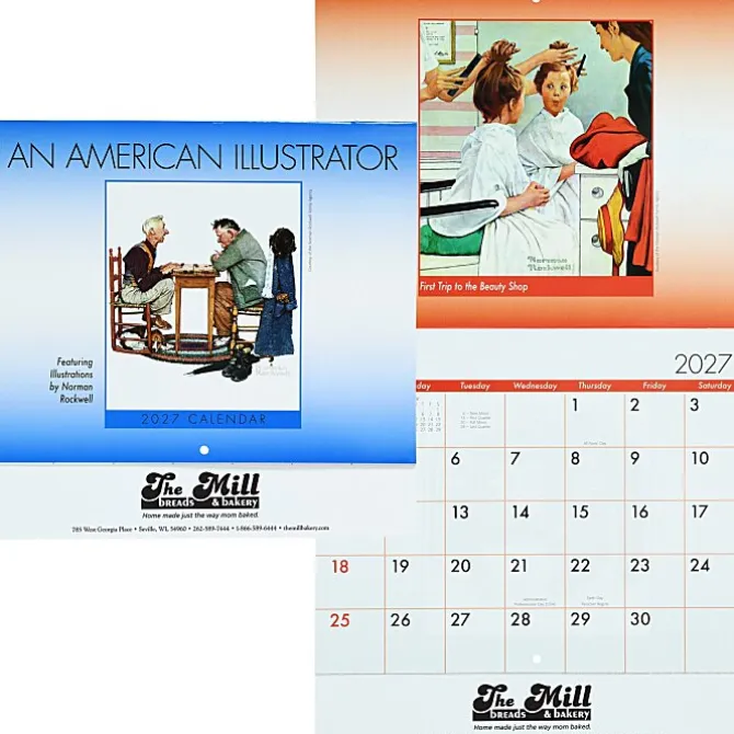 An American Illustrator Calendar - Stapled