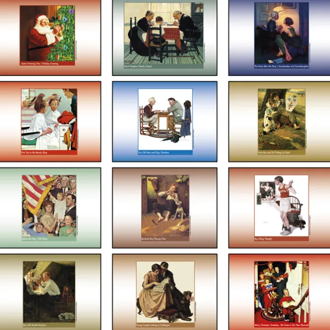 An American Illustrator Calendar - Stapled