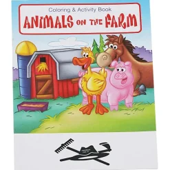 Animals On The Farm Coloring Book
