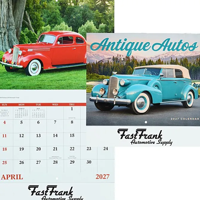 Antique Autos Calendar - Stapled